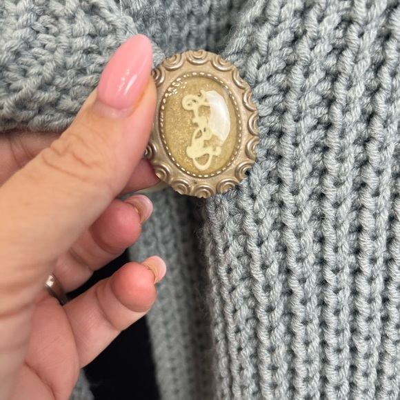 🇮🇹Elisa Cavaletti Beautiful modern cardigan sweater m - Picture 2 of 9